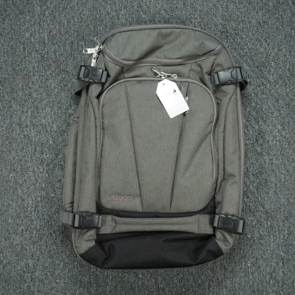 eBags TLS Mother Lode Weekender Convertible Gray Travel Backpack Carryon